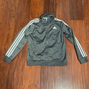 Adidas grey jacket medium size 10/12